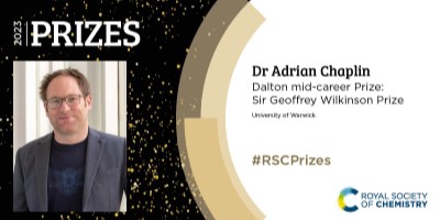 Prof Adrian Chaplin, RSC Prize Winner