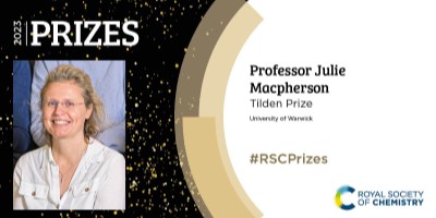 Prof Julie Macpherson, RSC Prize Winner