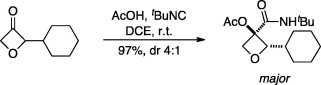 Passerini reactions for the efficient synthesis of 3,3-disubstituted oxetanes