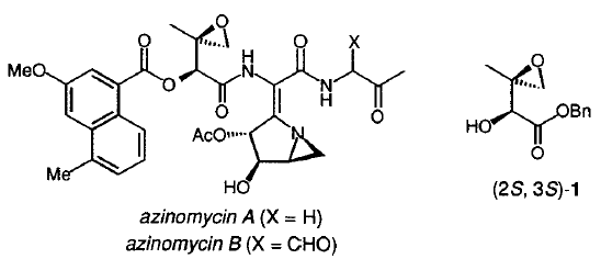 Asymmetric Synthesis of the Epoxide Portion of the Azinomycins