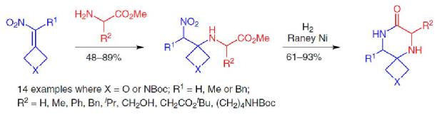 Synthesis of Oxetane- and Azetidine-Containing Spirocycles