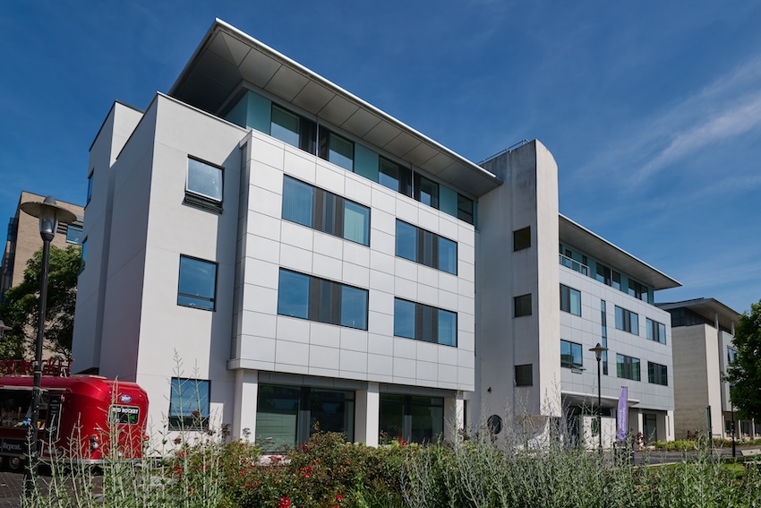 A photograph of the Department of Computer Science building.