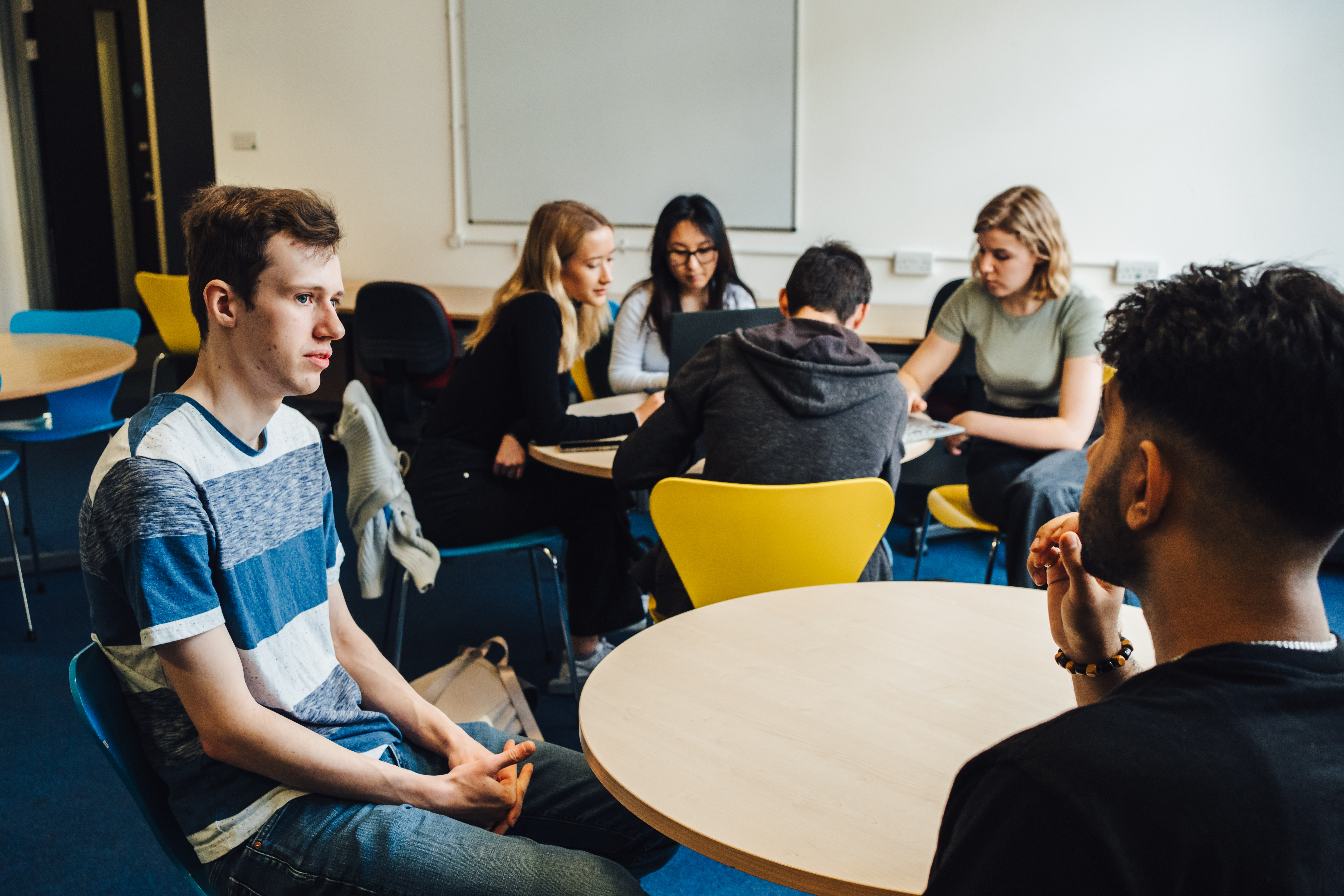 Students socialising