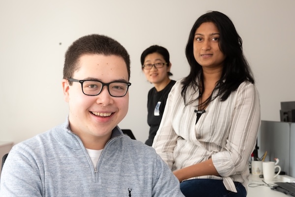 A photo of a group of postgraduate research students.