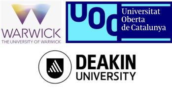 Warwick, UOC, and Deakin logos