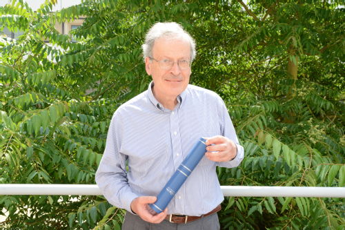 Les Valiant with his precious Honorary Degree, July 2013