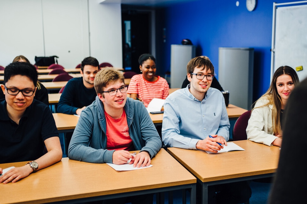 Students in a taught session.