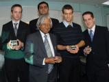 Dr Kalam with Alex, Mahan, Red and Alex