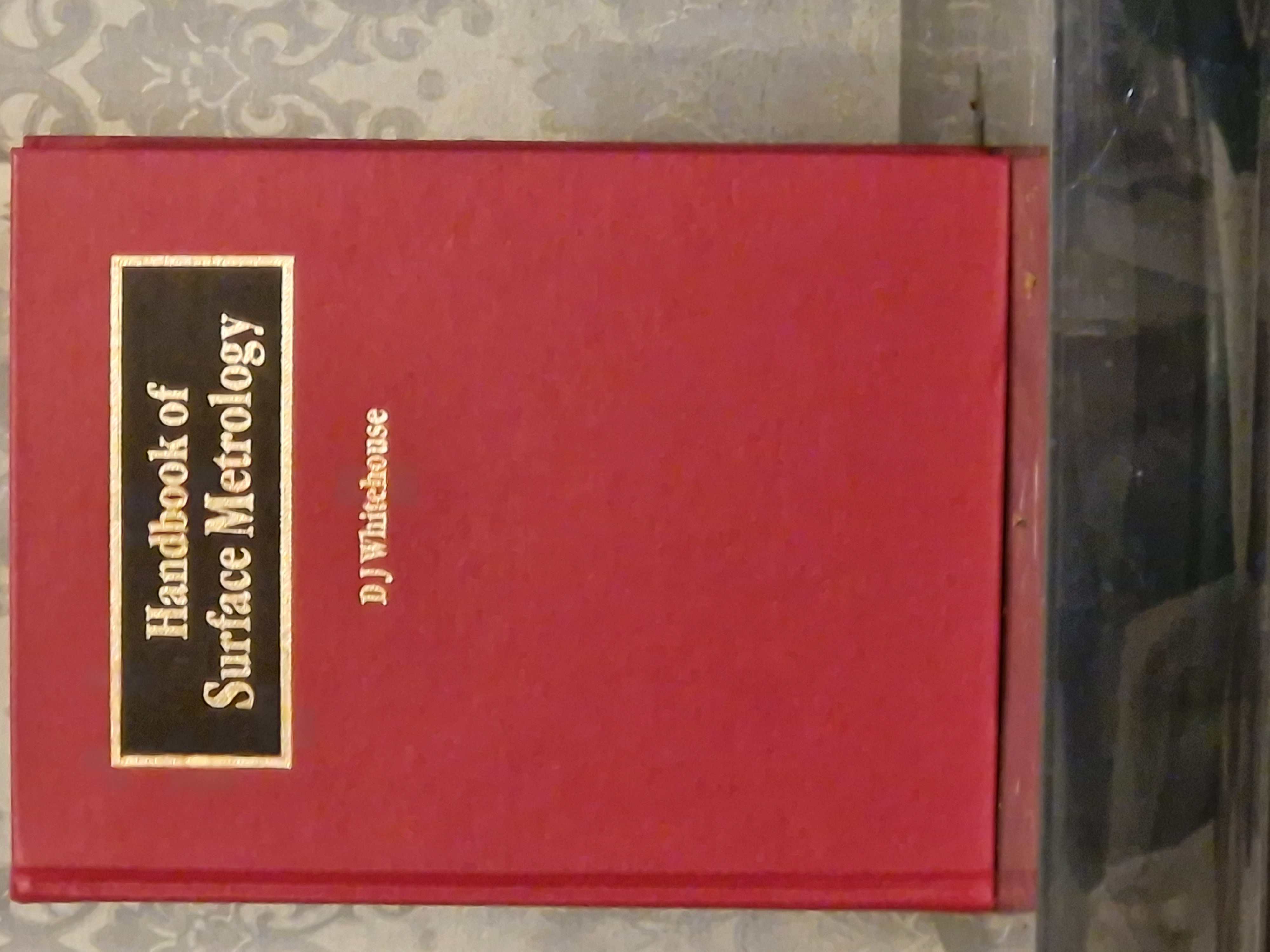Handbook of Surface Metrology book cover
