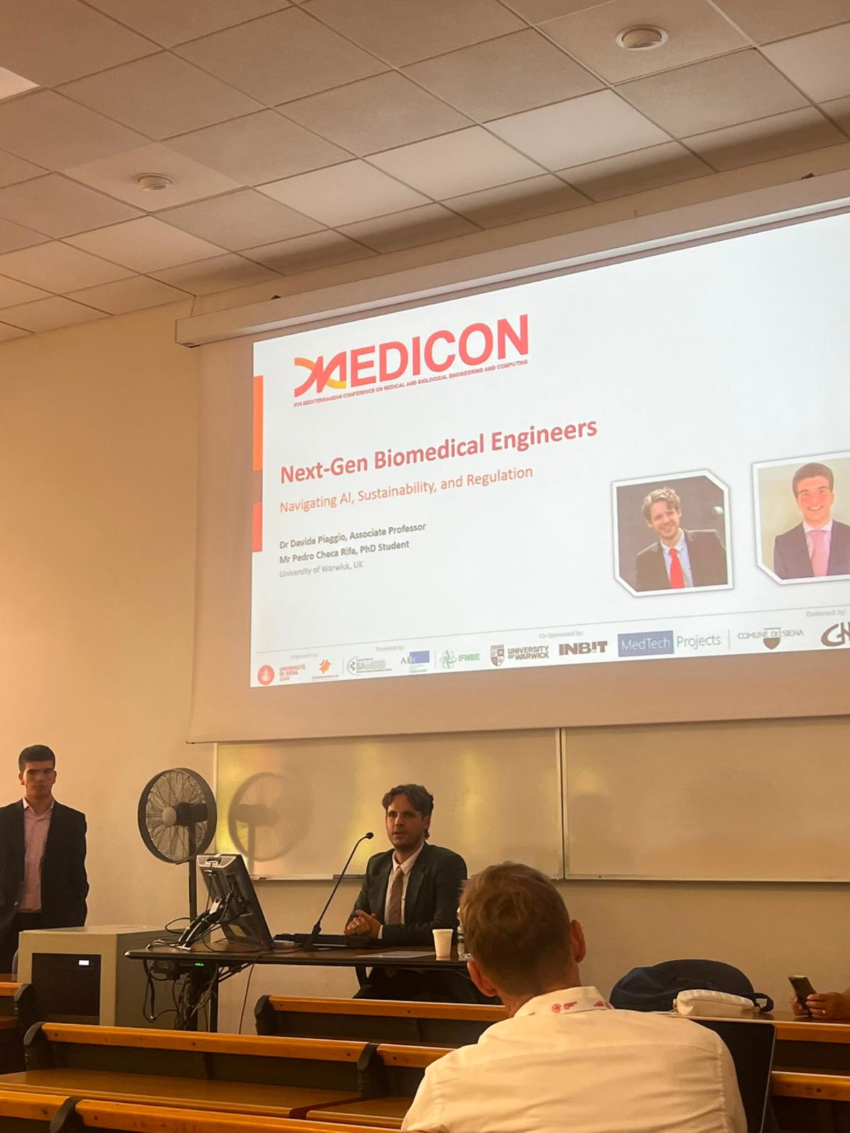 Davide Piaggio Presenting