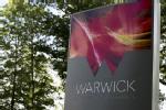 University of Warwick sign