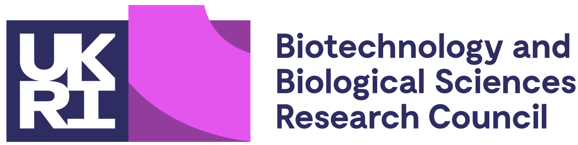 The logo for the Biotechnology and Biological Sciences Research Council (BBSRC), part of UK Research and Innovation (UKRI)