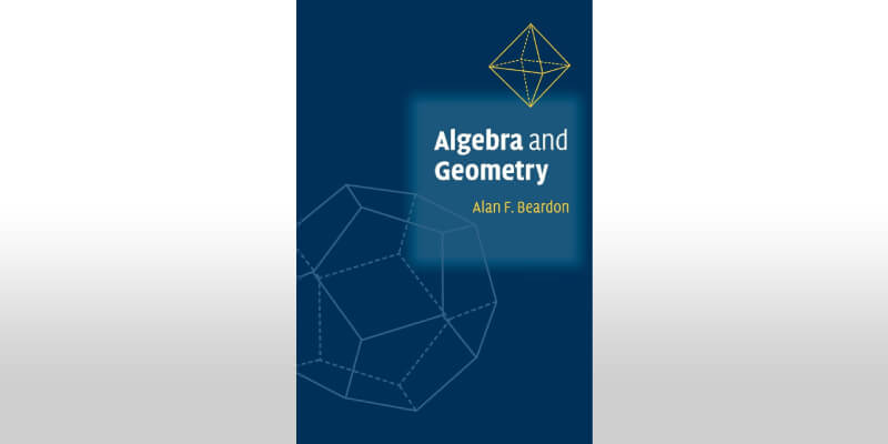 Cover image of algebra and geometry book