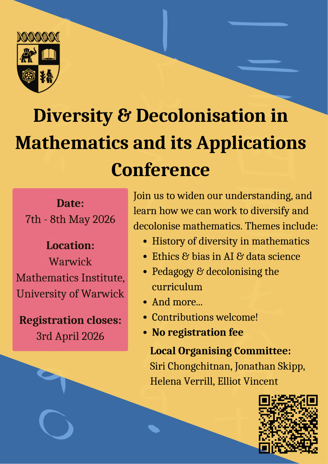 Diversity and Decolonisation Conference Poster