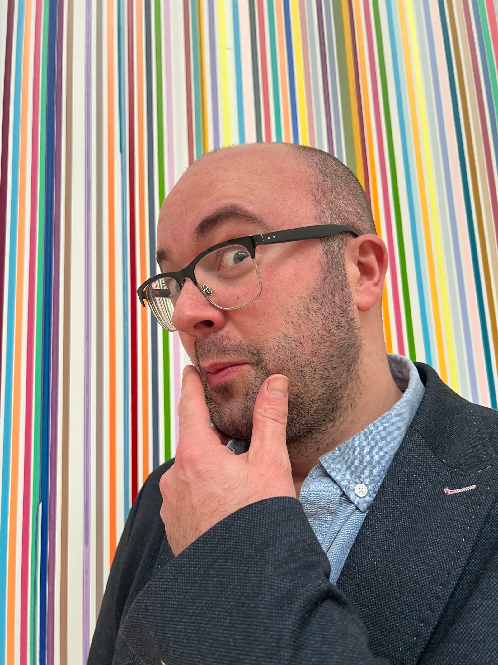 Photo of Tom pulling a funny face