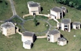 Aerial photograph of MRC houses