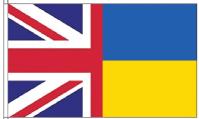 UK Ukraine friendship flag