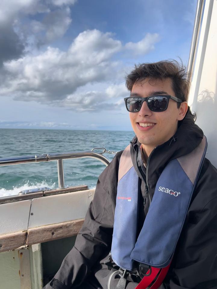 Me on a boat