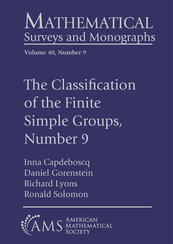 image The classification of the Finite Simple Groups Number 9