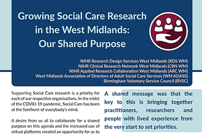 Thumbnail of Growing Social Research in West Midlands PDF