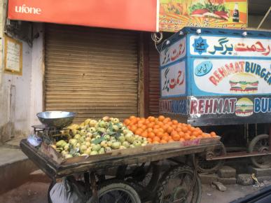 Fruit stall in Karachi