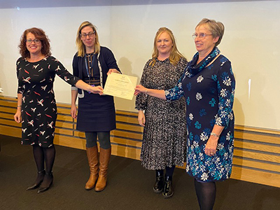Women's Health group receive award