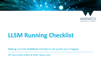 Running Checklist