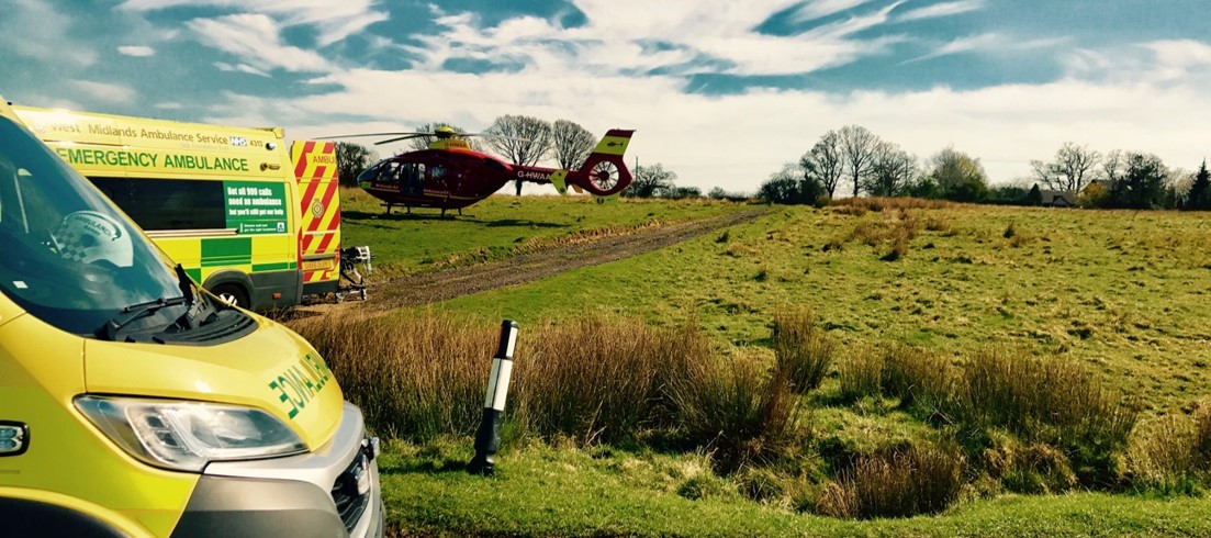 ambulance & helicopter