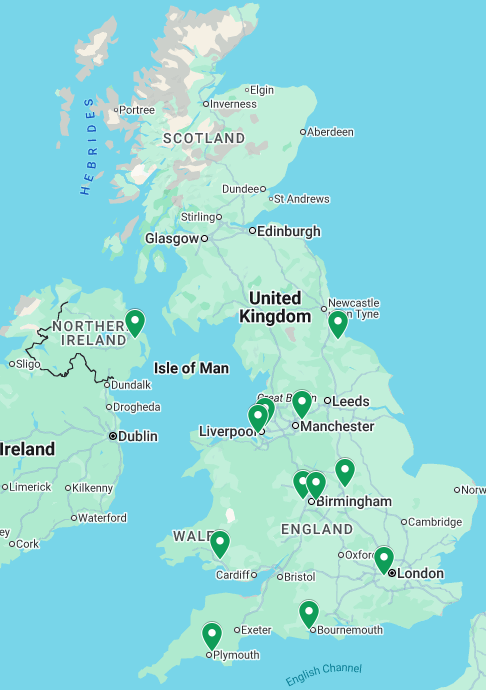 map of open sites