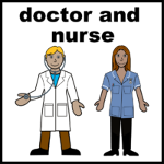 Doctor and nurse