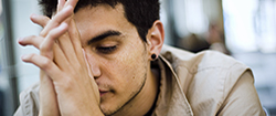 Man deep in thought