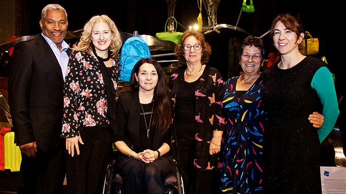 Some of the I:DNA team at Coventry Cathedral Launch event