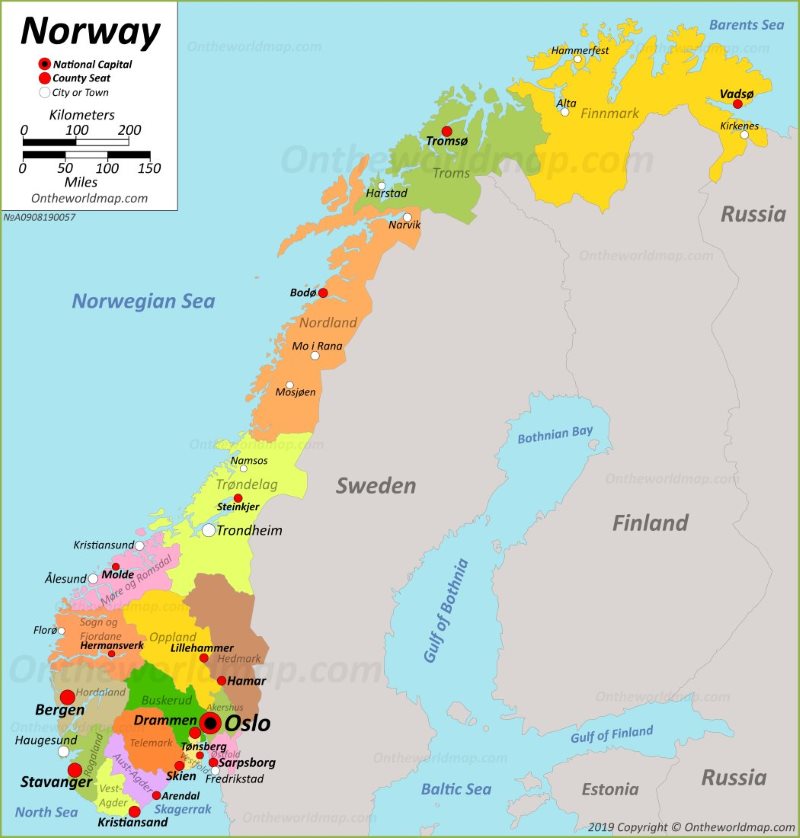 Norway map