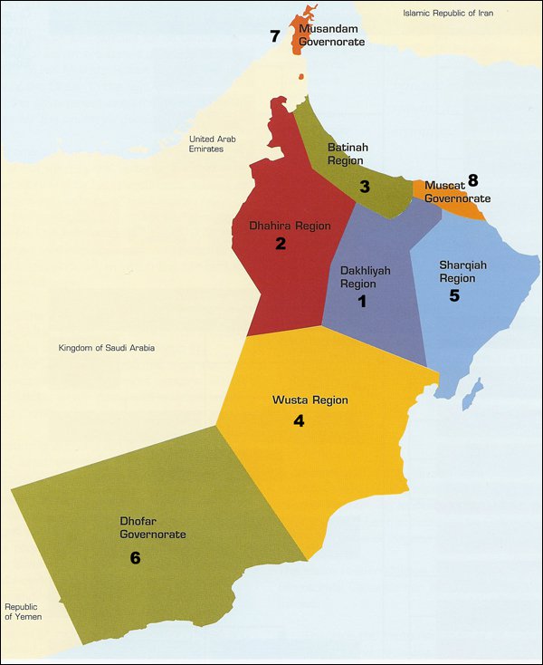 Oman map