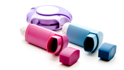 Photo of MDI and dry powder inhalers