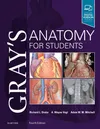 a front cover of gray's anatomy for students