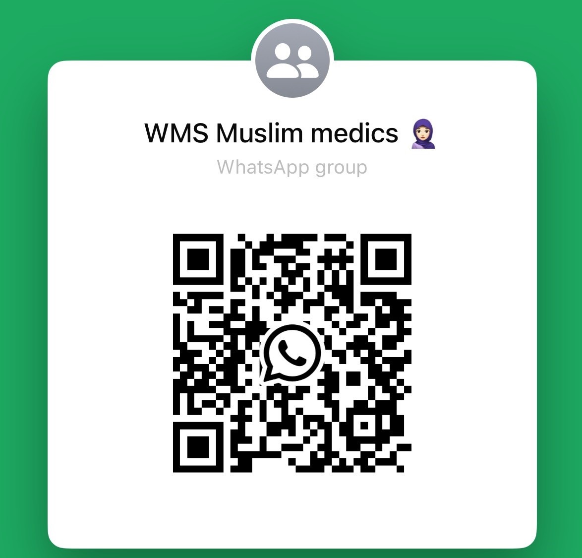 muslim medics sisters whatsapp