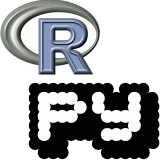 [R and Python Logos]