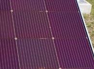 Amorphous silicon solar panel