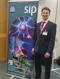 Edward at the STEM for Britain event
