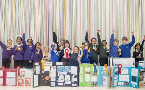 Some winners of the Primary Science Fair