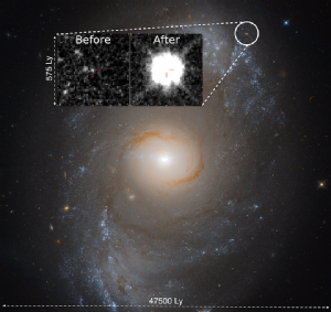 The 'Eye of Sauron' Galaxy, NGC 4151 and the supernova 2018aoq