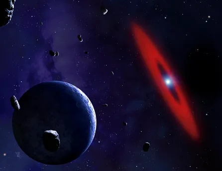 Gas disk around a white dwarf