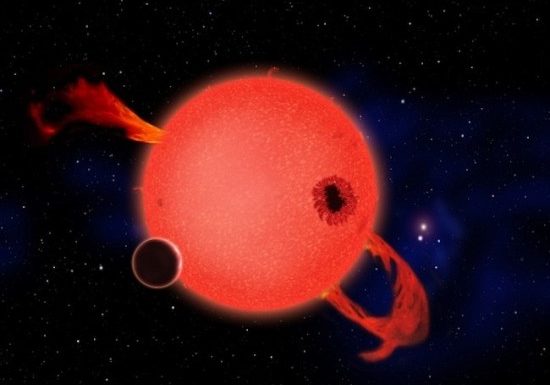 m dwarf flare