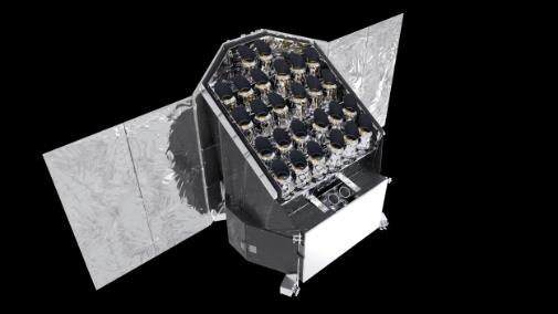 Artists render of the spacecraft