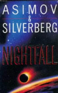 Book cover of Asimov and Silverberg's novel-length version of Nightfall