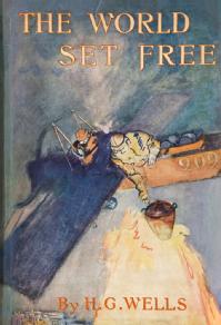 The cover of The World Set Free by H G Wells (source:Gutenberg.org)