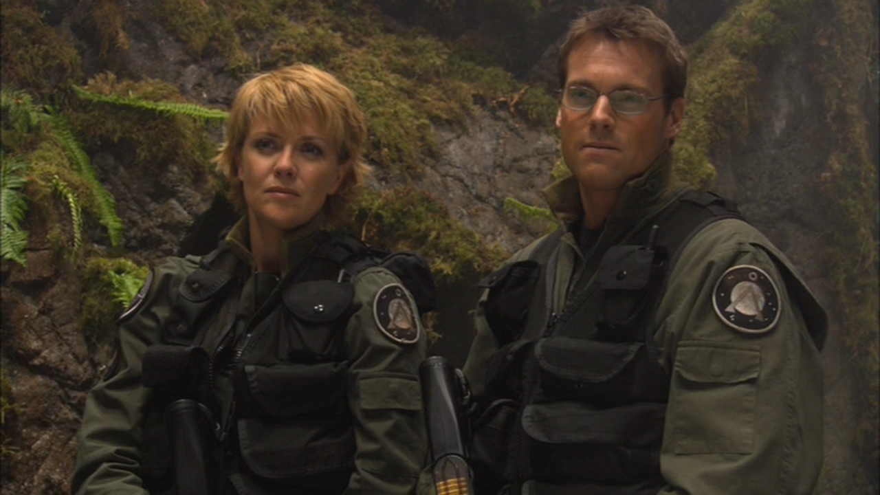 Daniel Jackson and Samantha Carter in Stargate SG-1: "The Quest" (part 1). image: imdb