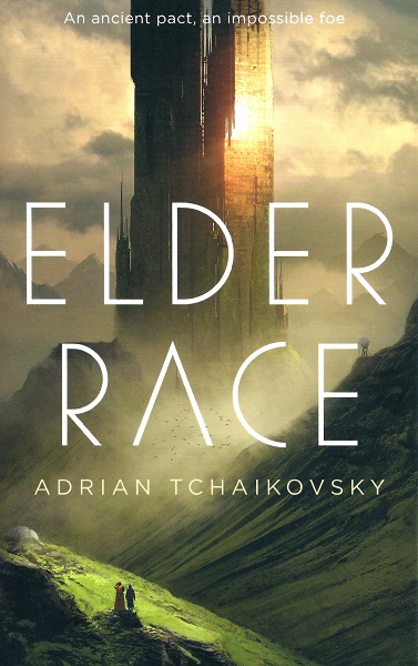 Book cover for Adrian Tchaikovsky's Elder Race. source: isfdb