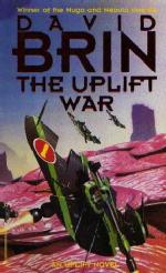 Book cover of The Uplift War by David Brin